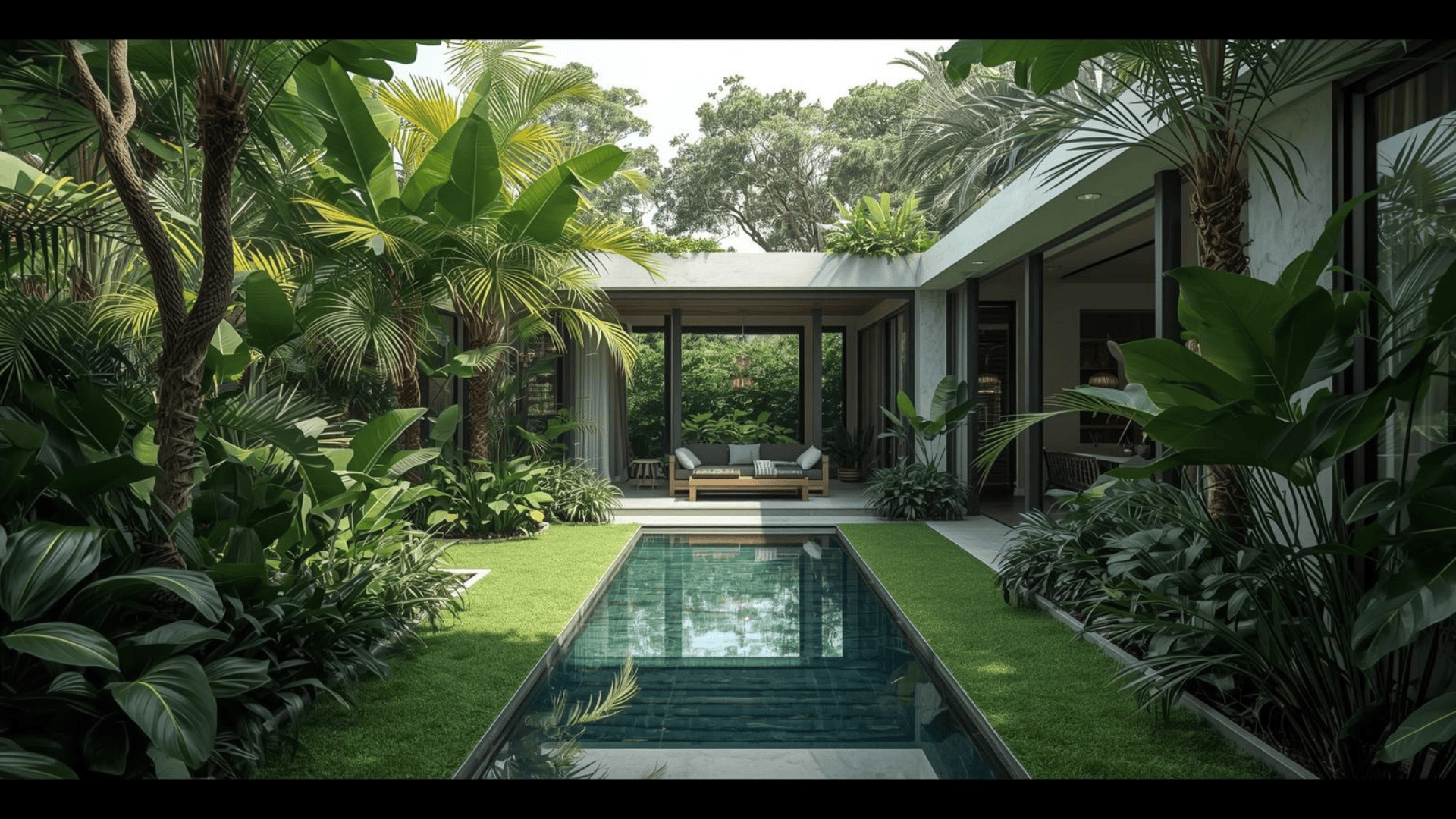 Desain Rumah dengan Taman Kecil yang Bikin Adem